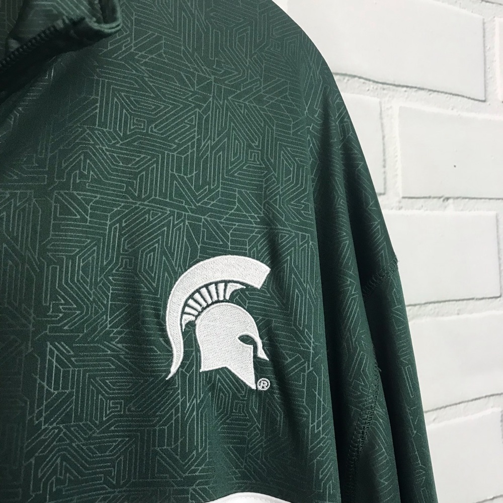 Michigan State University Spartan Half Zip Sweater - Picture 5 of 8